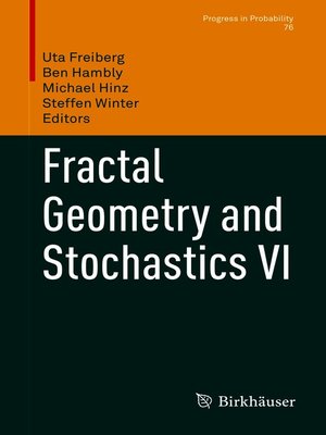 cover image of Fractal Geometry and Stochastics VI